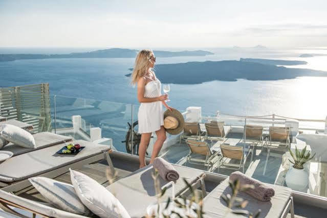 On The Rocks Santorini Hotel Imerovigli  Luaran gambar